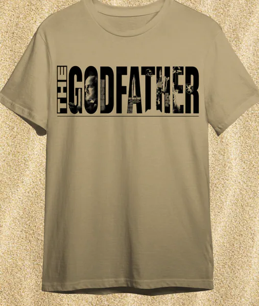 Camiseta The Godfather · Logo tipográfico